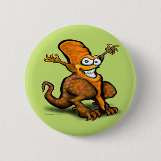 Badge Rond 5 Cm Veggie Saurus Rex