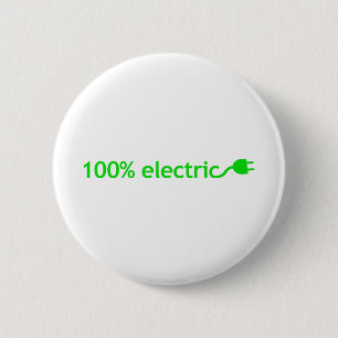 Badge Rond 5 Cm Véhicule 100% électrique