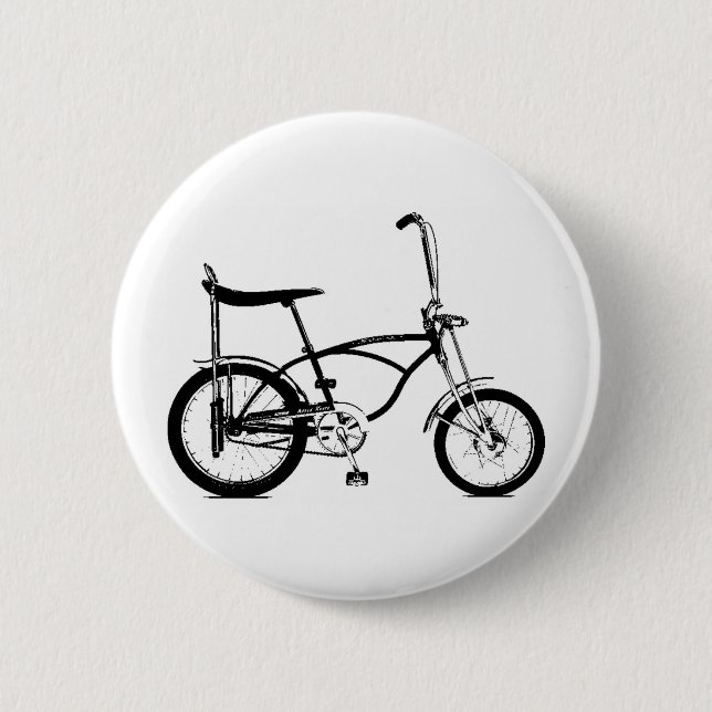 Badge Rond 5 Cm Vélo bananier Retro (Devant)
