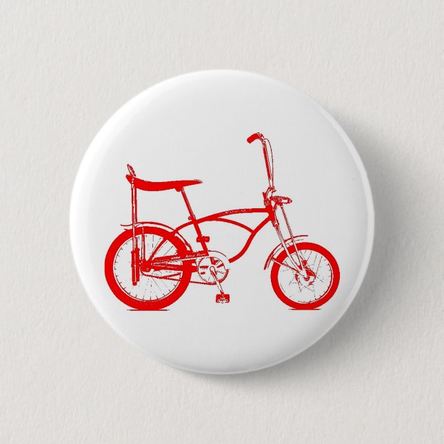 Badge Rond 5 Cm Vélo bananier Retro (Devant)