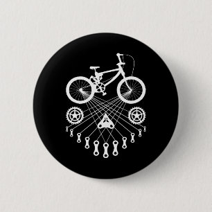 Badge Rond 5 Cm Vélo Bike Mtb Bmx Cycliste Cyclisme Vélo