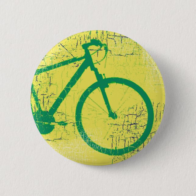 Badge Rond 5 Cm vélo circulaire vert (Devant)
