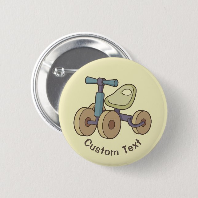 Badge Rond 5 Cm Vélo de jouets (Devant & derrière)