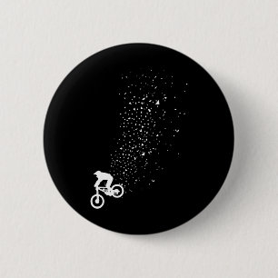 Badge Rond 5 Cm Vélo de Montagne - Cadeau de cyclisme en VTT de de