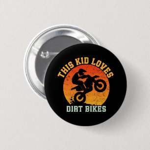 Badge Rond 5 Cm Vélo de terre drôle pour enfants