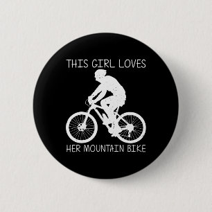 Badge Rond 5 Cm Vélo Tout Terrain Pour Filles Enfants Mtb Vélo Tou
