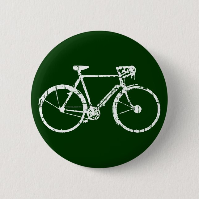 Badge Rond 5 Cm vélo . vélo / vélo bien (Devant)