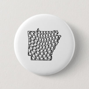 Badge Rond 5 Cm Vélo vintage Arkansas Cyclisme Vélo de montagne Bi