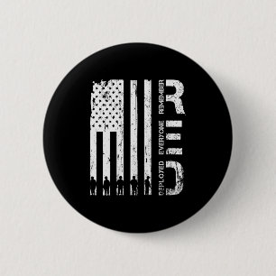 Badge Rond 5 Cm Vendredi femmes rouge pour se souvenir de tous les