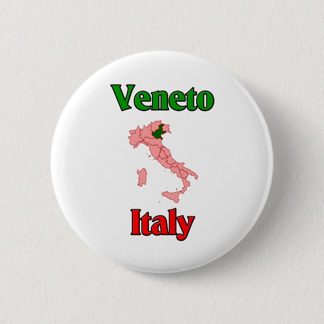 Badge Rond 5 Cm Vénétie Italie (Devant)