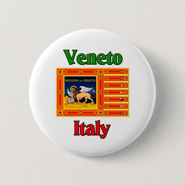 Badge Rond 5 Cm Vénétie Italie (Devant)