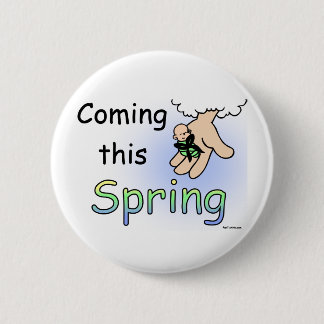 Badge Rond 5 Cm Venez ce bouton de printemps
