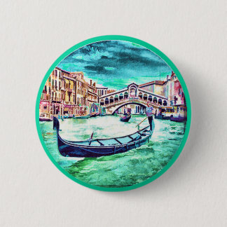 Badge Rond 5 Cm Venezia, Italie