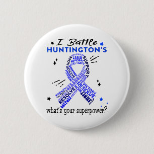 Badge Rond 5 Cm Venin de Huntington