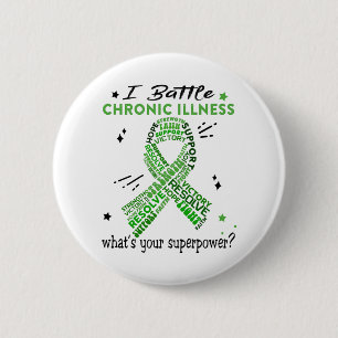 Badge Rond 5 Cm Venin du Chronic