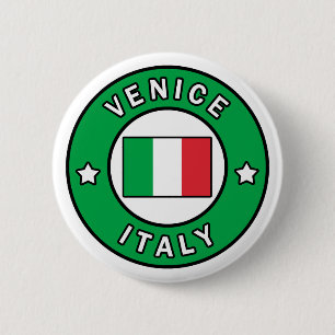 Badge Rond 5 Cm Venise Italie