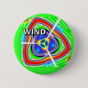 Badge Rond 5 Cm VENT (vous pouvez changer le mot)