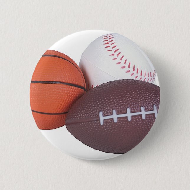 Badge Rond 5 Cm Ventilateur sportif Cadeaux de baseball de basebal (Devant)