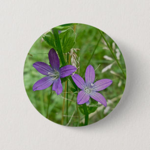 Badge Rond 5 Cm Vénus Fleur sauvage de verre