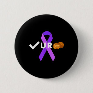 Badge Rond 5 Cm Vérifiez vos noix Vérifiez votre cancer testiculai