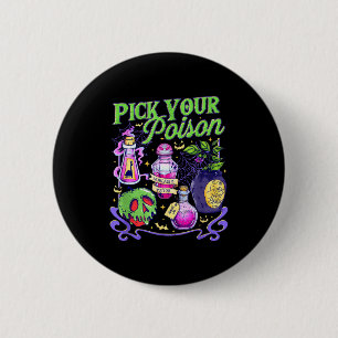 Badge Rond 5 Cm Vérifiez Votre Ison Princesse Vintage Halloween