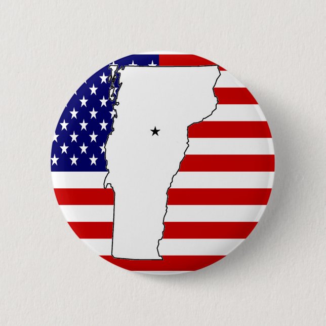 BADGE ROND 5 CM VERMONT (Devant)