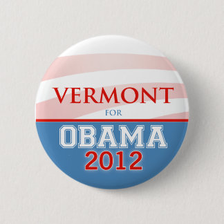 Badge Rond 5 Cm VERMONT pour Obama 2012