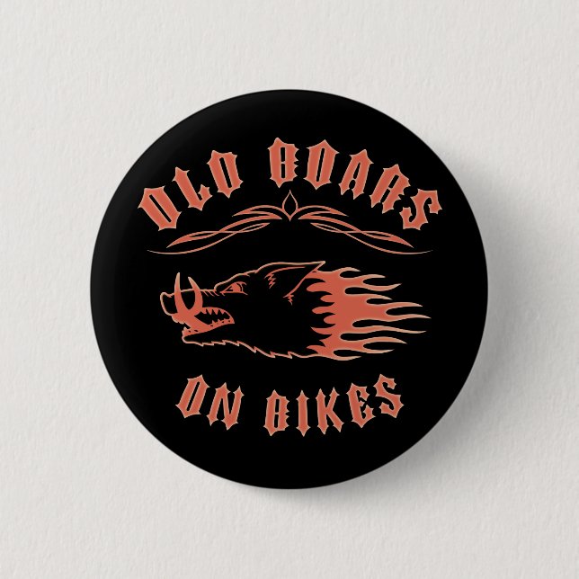 Badge Rond 5 Cm Verrats sur des vélos (Devant)