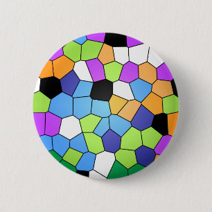 Badge Rond 5 Cm Verre tendu