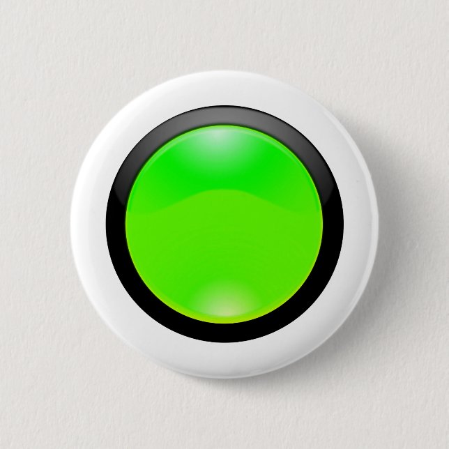 Badge Rond 5 Cm Verre vert (Devant)