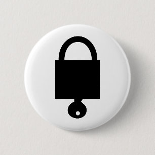 Badge Rond 5 Cm verrou de verrouillage
