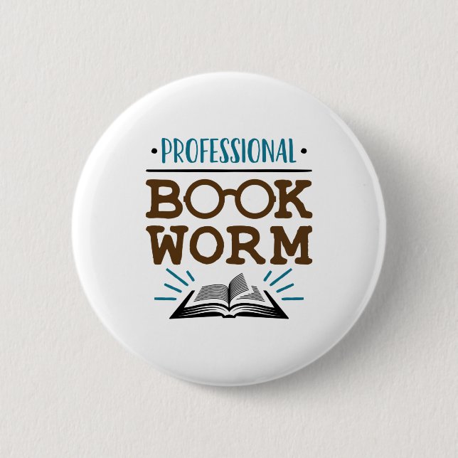 Badge Rond 5 Cm Vers de livre professionnel (Devant)