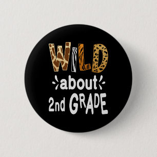 Badge Rond 5 Cm Vers la 2e année Bienvenue Retour à l'école Premie
