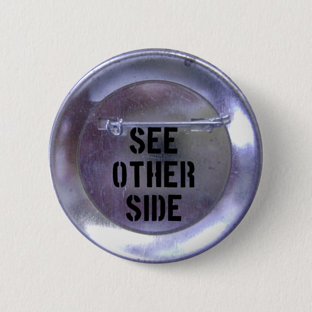 Badge Rond 5 Cm Vers l'arrière bouton 2 (Devant)