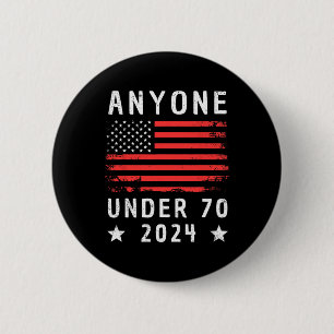 Badge Rond 5 Cm Vers le 70 mars 2024 Anti Biden Anti Trump