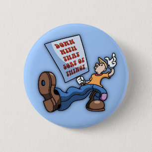 Badge Rond 5 Cm Vers le bas avec cela !