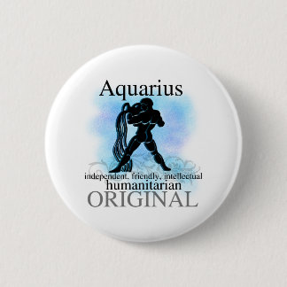 Badge Rond 5 Cm Verseau au sujet de vous