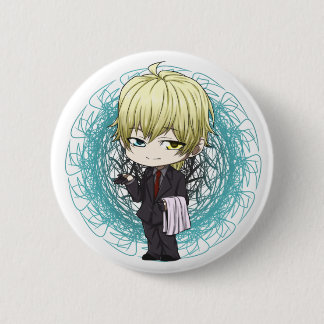 Badge Rond 5 Cm Version d'humain de Miketsukami
