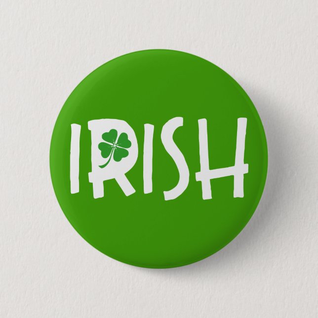 Badge Rond 5 Cm Vert. (Devant)