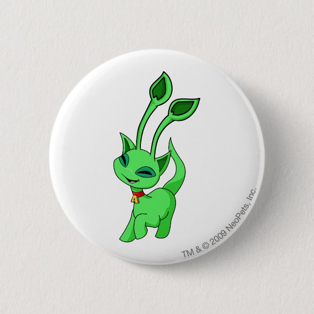 Badge Rond 5 Cm Vert d'Aisha (Devant)