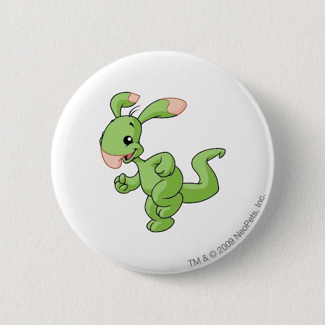 Badge Rond 5 Cm Vert de Blumaroo (Devant)