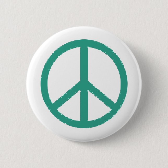 Badge Rond 5 Cm vert de paix (Devant)