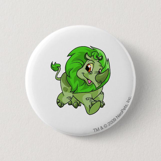 Badge Rond 5 Cm Vert de Tonu (Devant)