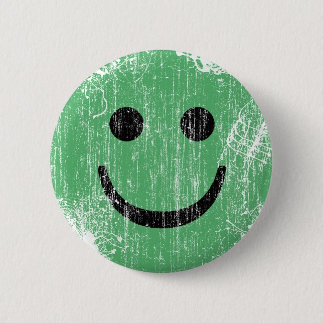 BADGE ROND 5 CM VERT - ÉRODÉ ET ÂGÉ (Devant)