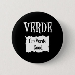 Badge Rond 5 Cm Vert - Paquet chaud Halloween Costume Taco 1