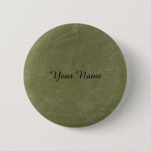 Badge Rond 5 Cm Vert Uni