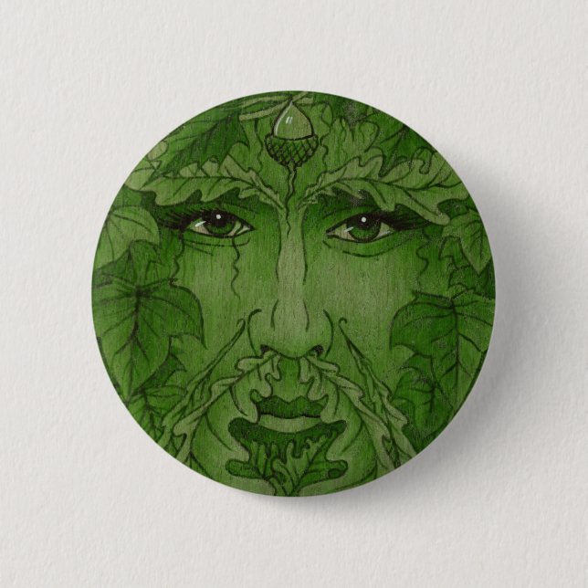 Badge Rond 5 Cm vert yuleking (Devant)