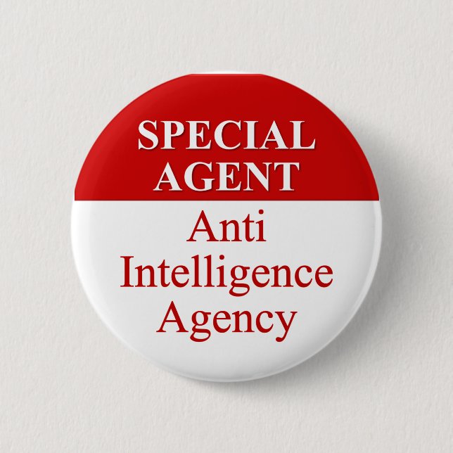 Badge Rond 5 Cm Very Special Secret Agent (3) (Devant)