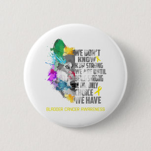 Badge Rond 5 Cm Vessie Cancer Sensibilisation Ribbon Cadeaux de so