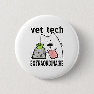 Badge Rond 5 Cm vet+tech vet+tech+cadeaux vet+tech+équipement vété